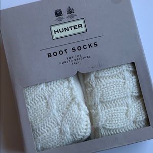 Hunter Boot Socks Tall Cable Knit